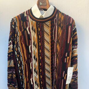 MiProtegé Collections Men’s Fuji Style 100% Acrylic Multicolor Pullover Sweaters